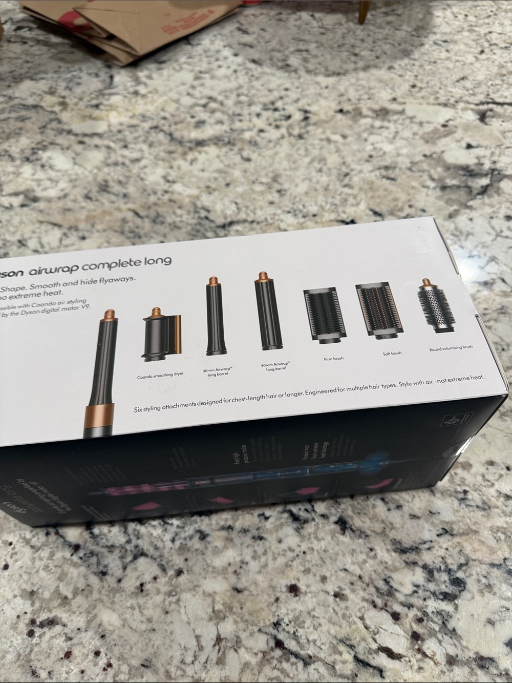 Dyson Airwrap Complete Long - Black and Copper Styling Wand - Picture 2 of 5